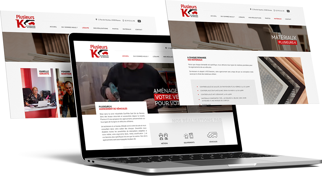 Mockup pour l'activité d'audit de site internet